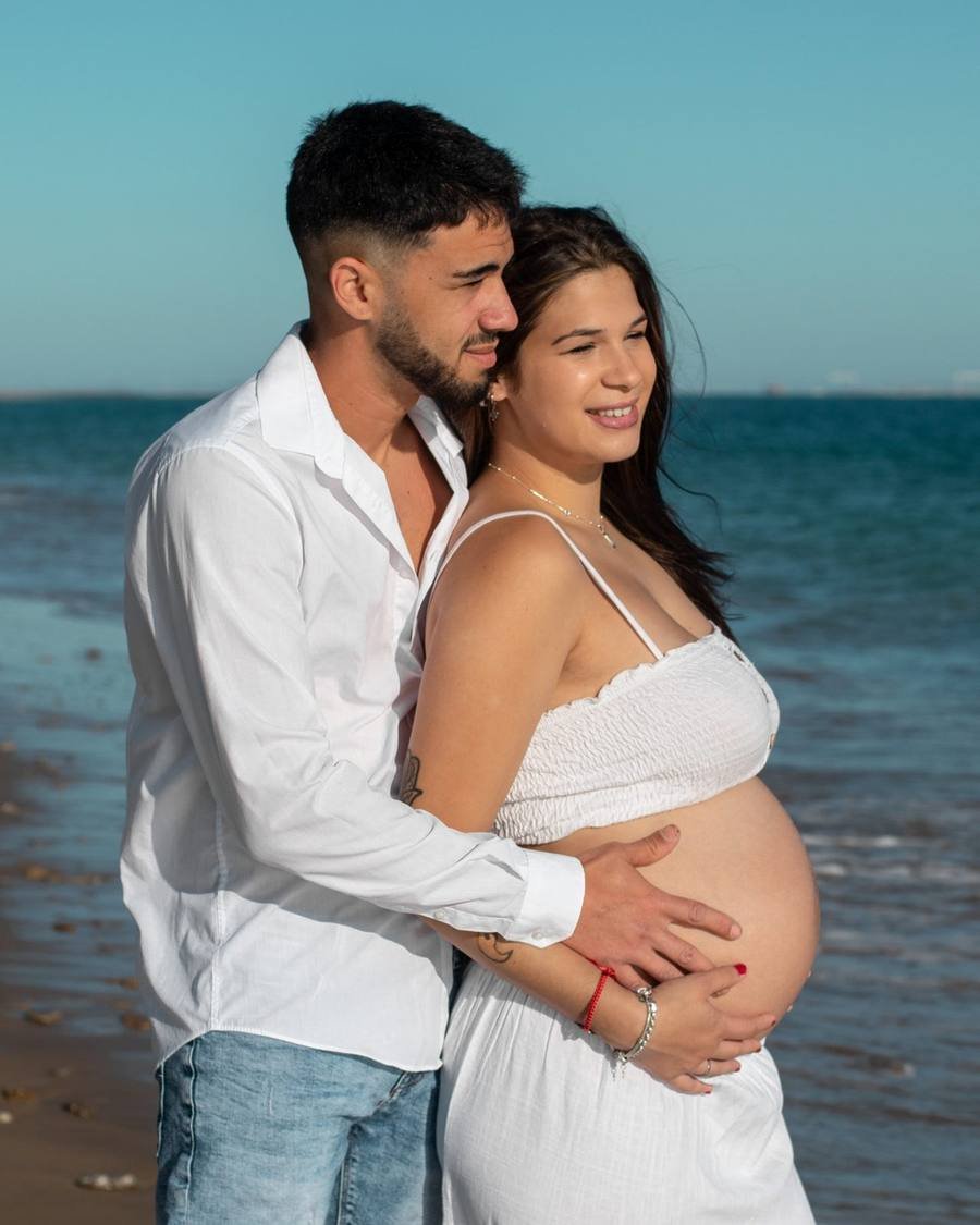 Embarazo en la playa